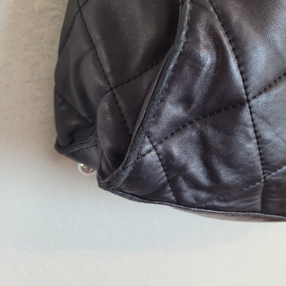 Large Quilted Leather Hamilton Tote - Picture 8 of 12